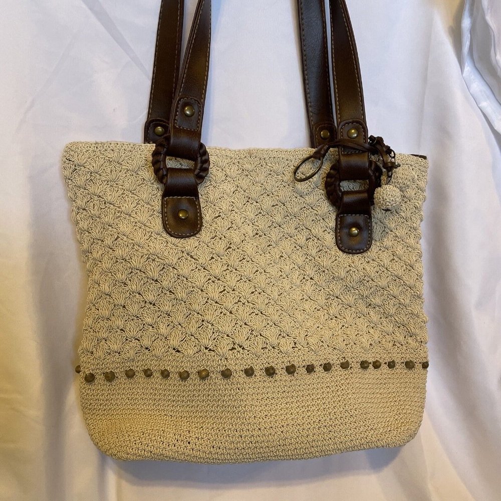 White Stag NS Double Handle Purse Color Fresh Ivory in Textured Cotton